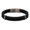 The Kensington Black Suede Bracelet | DRENVOSSK