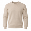 The Kensington Beige Knit Sweater | DRENVOSSK