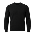 The Kensington Black Knit Sweater | DRENVOSSK