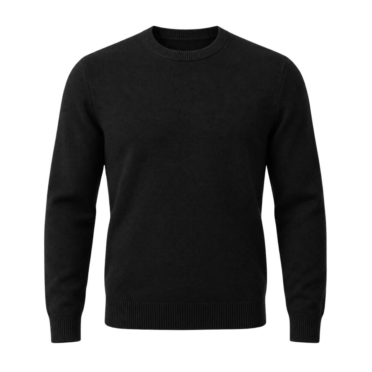 The Kensington Black Knit Sweater | DRENVOSSK